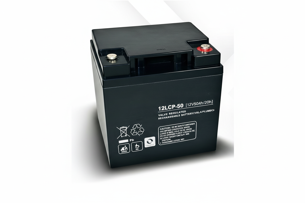 12LCP-50 AGM Scootmobiel Accu – 12V 50Ah (Set van 2 stuks)